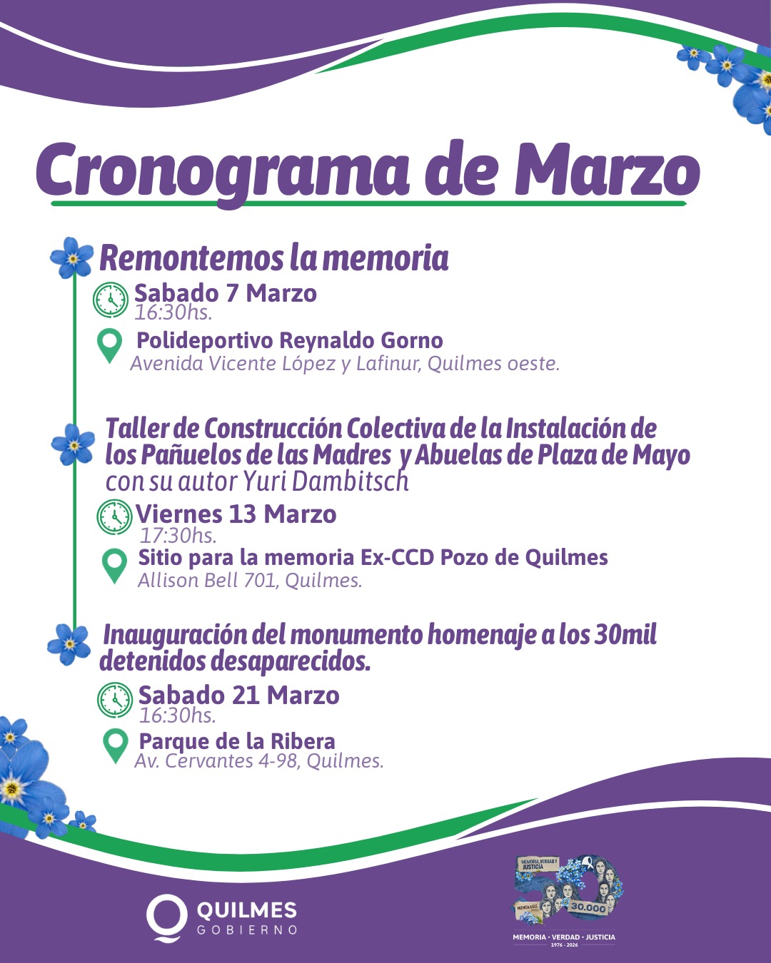 Cronograma 50 años