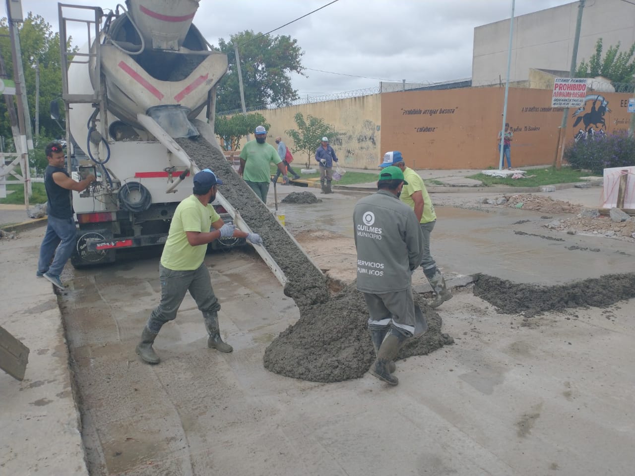 CONTINÚAN LAS TAREAS DE SERVICIOS PÚBLICOS EN TODO EL DISTRITO