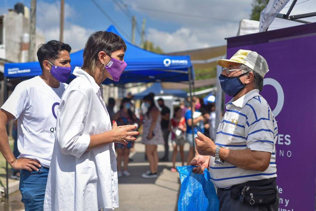 MAYRA RECORRIÓ EL OPERATIVO “QUILMES CERCA” DE EZPELETA