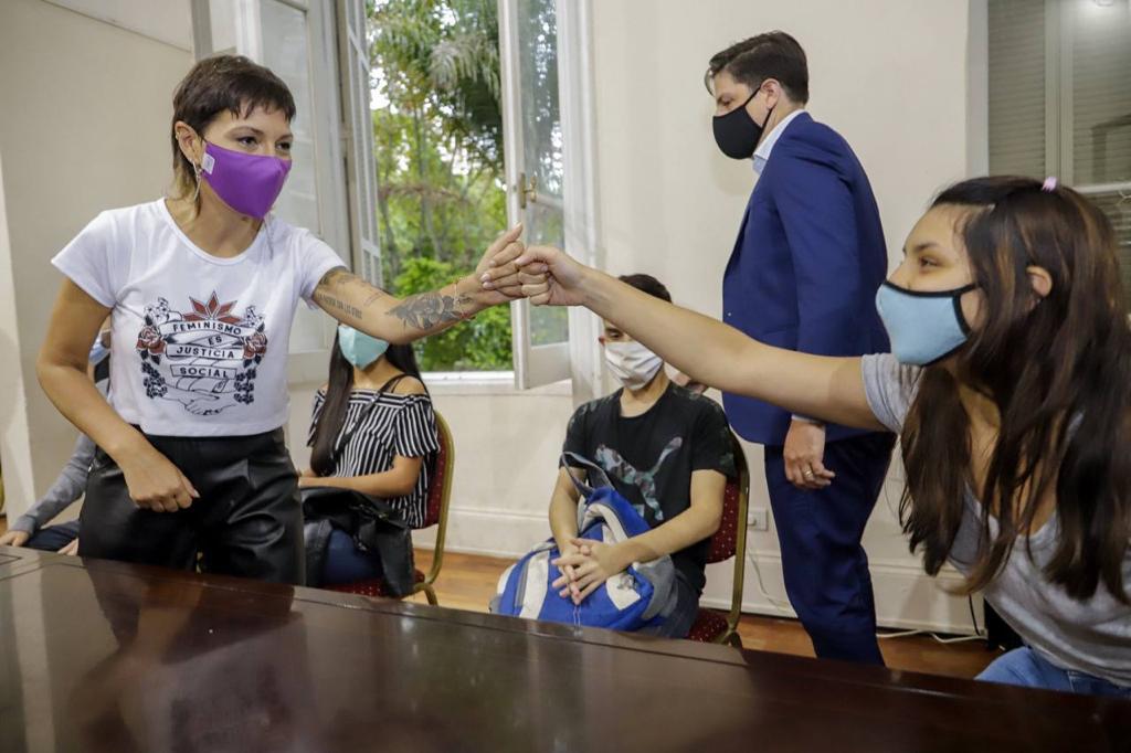MAYRA Y TROTTA PRESENTARON EL PUNTO PROGRESAR DE LA SEDE DEL MUNICIPIO