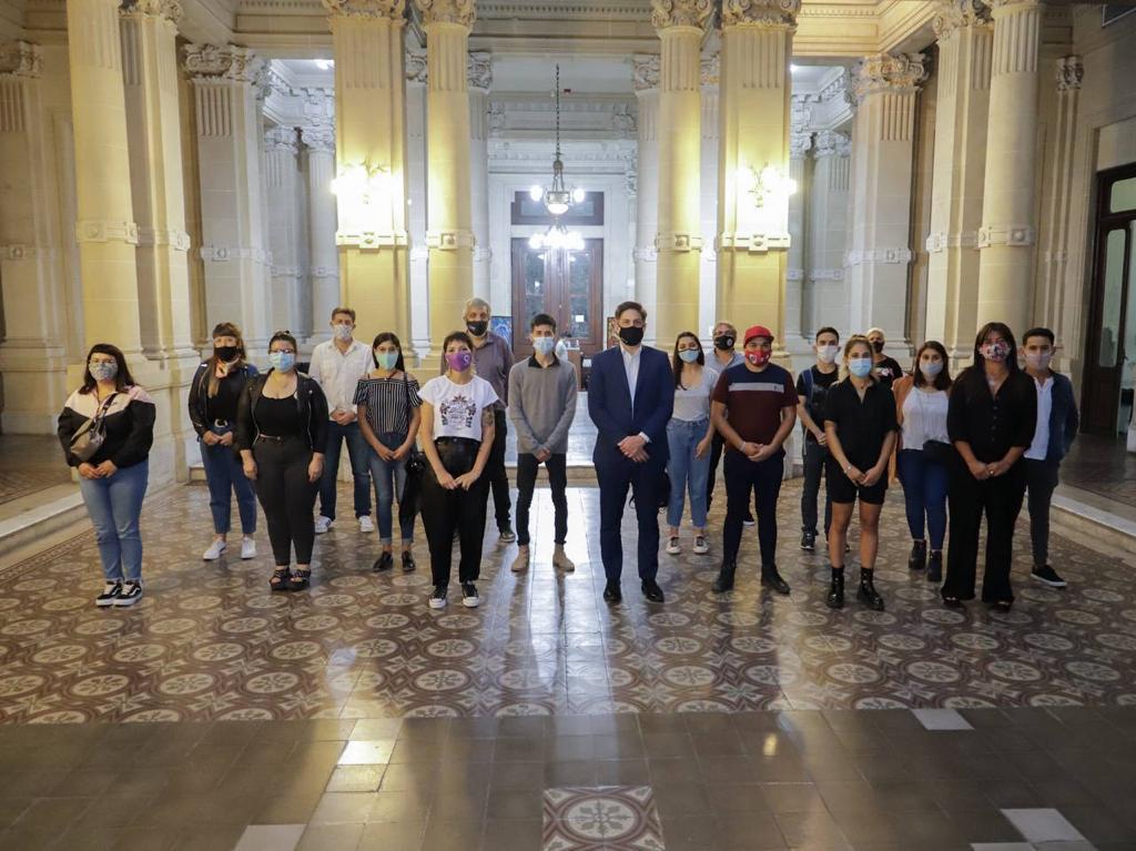 MAYRA Y TROTTA PRESENTARON EL PUNTO PROGRESAR DE LA SEDE DEL MUNICIPIO
