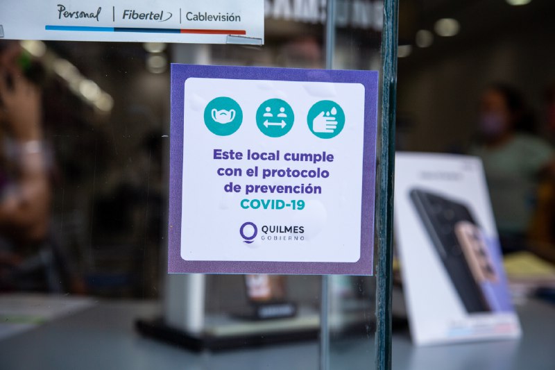 REFUERZAN LAS INSPECCIONES DE PROTOCOLOS DE COVID-19 EN COMERCIOS LOCALES
