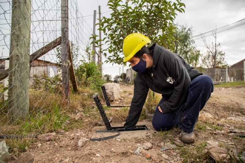 AVANZAN LAS OBRAS DE AGUA EN LA RIBERA DE QUILMES