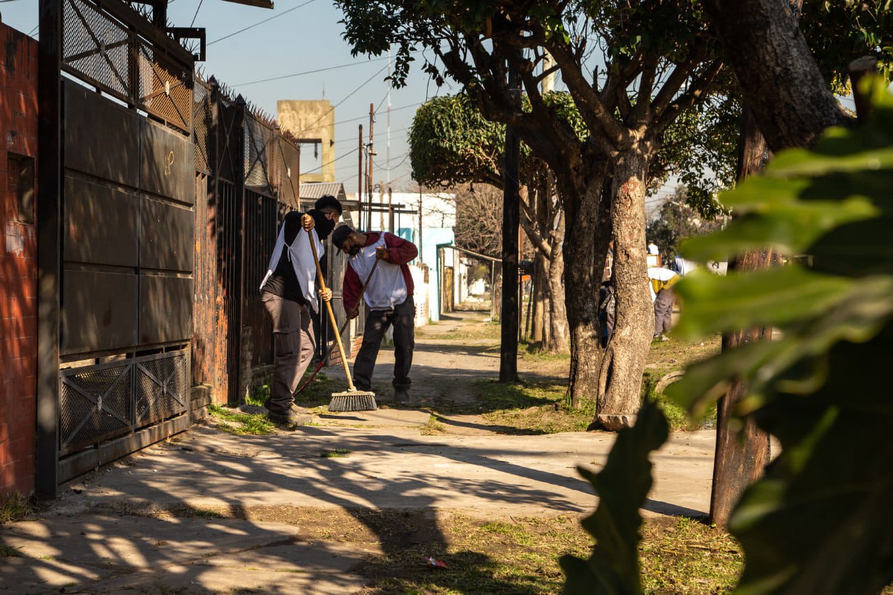  OPERATIVO DE LIMPIEZA EN EL BARRIO 17 DE AGOSTO DE SAN FRANCISCO SOLANO