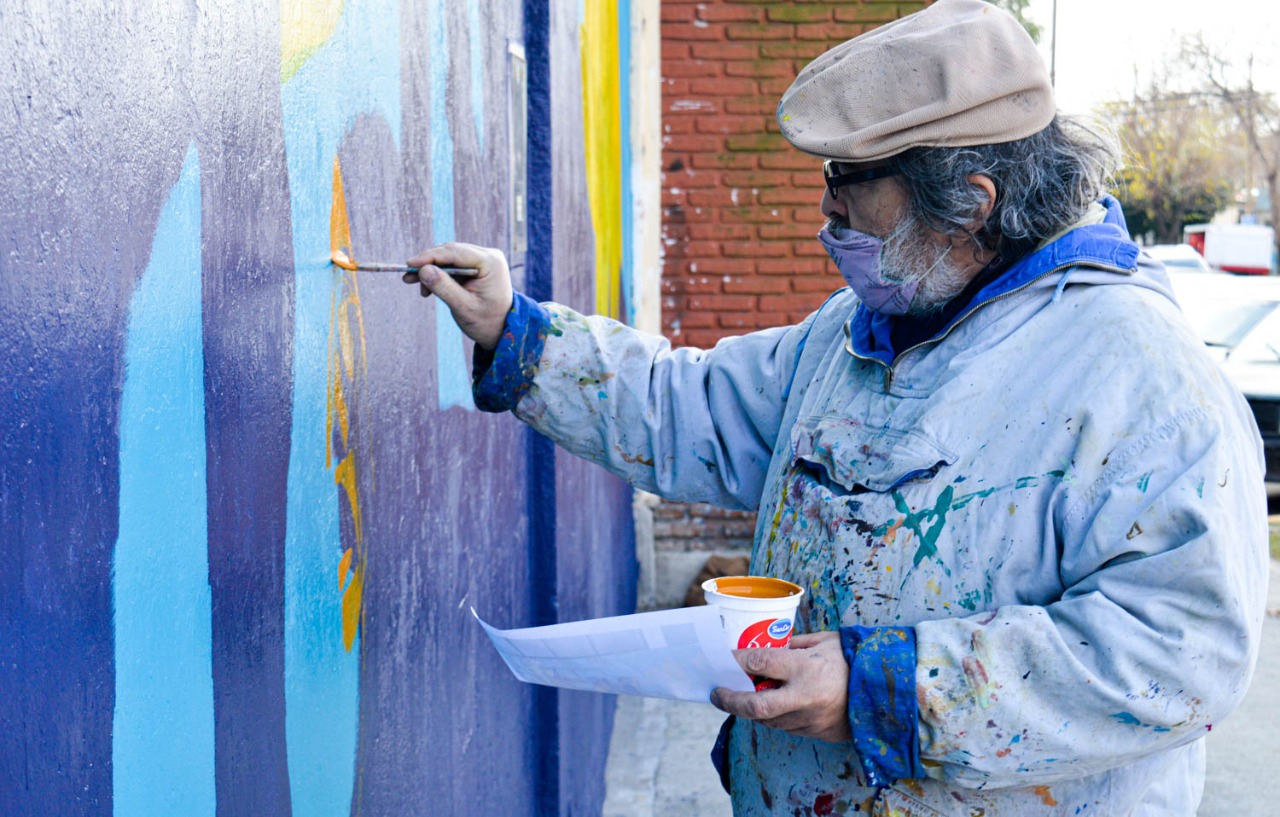 RESTAURAN DOS IMPORTANTES MURALES EN QUILMES