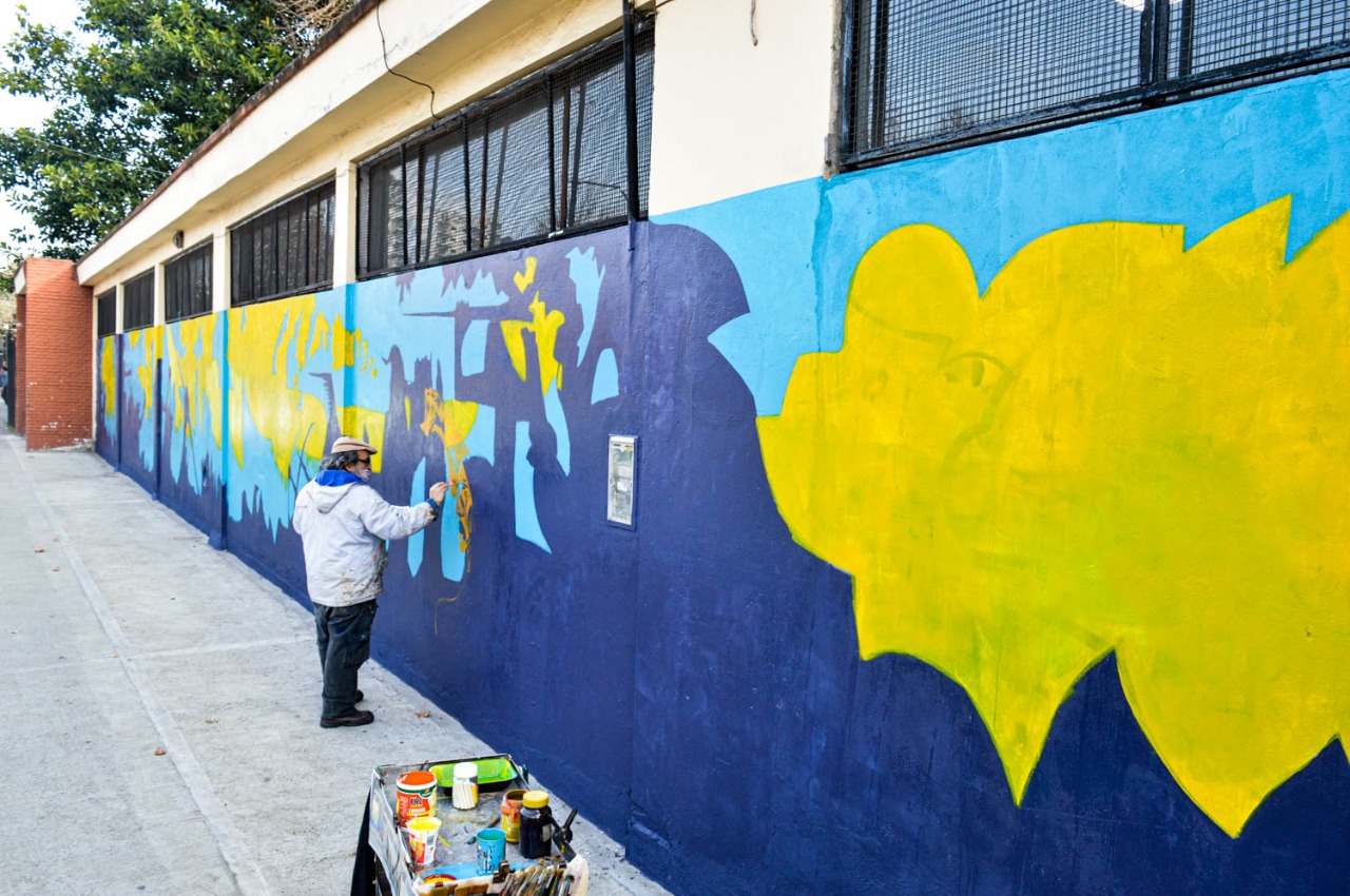 RESTAURAN DOS IMPORTANTES MURALES EN QUILMES