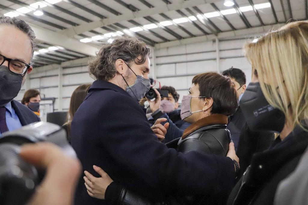 MAYRA Y CAFIERO EN EL LANZAMIENTO DE TE SUMO - PROGRAMA JÓVENES EN PYMES