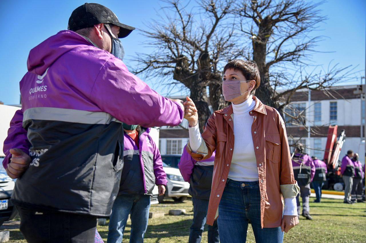 MAYRA PRESENTÓ NUEVOS CAMIONES PARA LA RECOLECCIÓN DE RESIDUOS