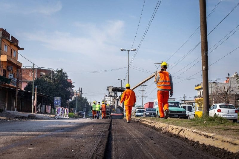  COMENZARON LAS TAREAS EN AVENIDA LA PLATA