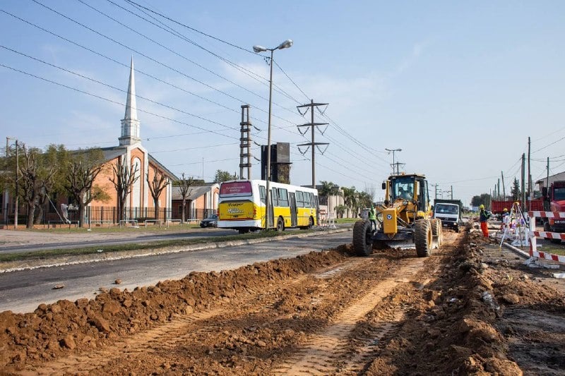 COMENZARON LAS TAREAS EN AVENIDA LA PLATA