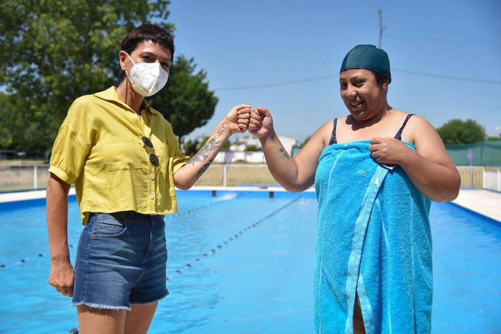 MAYRA DIO INICIO AL PROGRAMA DE NATACIÓN DE VERANO 2022 EN EL POLIDEPORTIVO