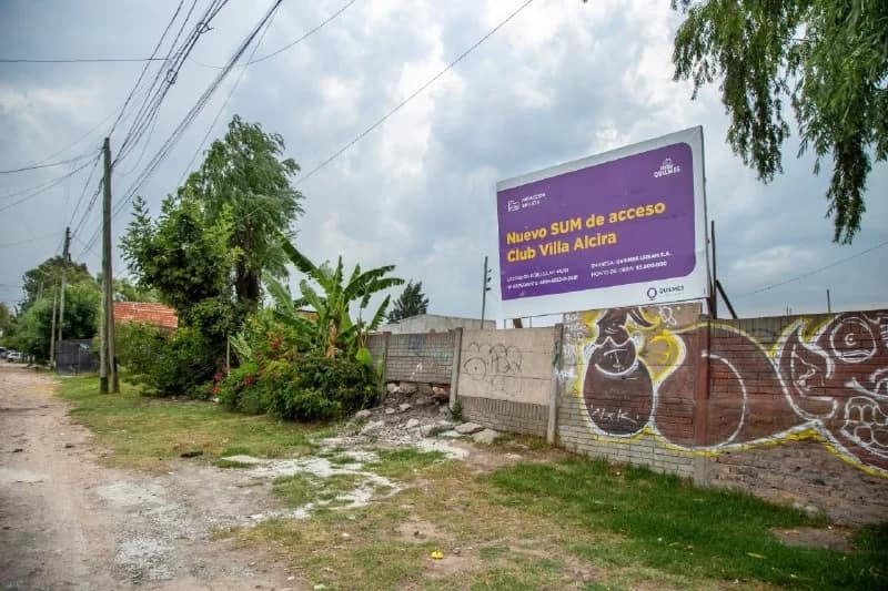 AVANZA LA CONSTRUCCIÓN DEL SUM EN EL CLUB VILLA ALCIRA