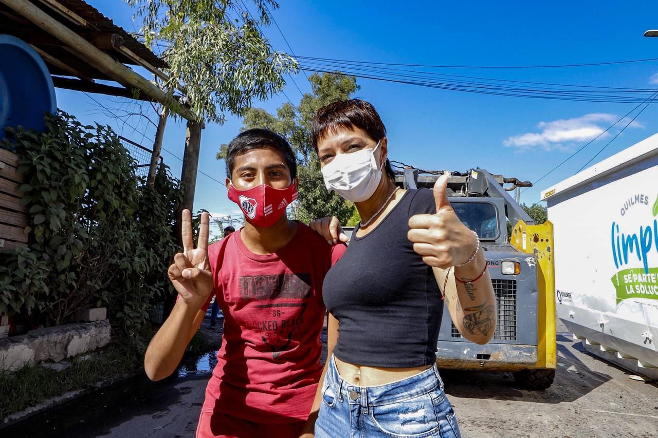 MAYRA DESTACÓ LA LIMPIEZA DEL ARROYO SAN FRANCISCO