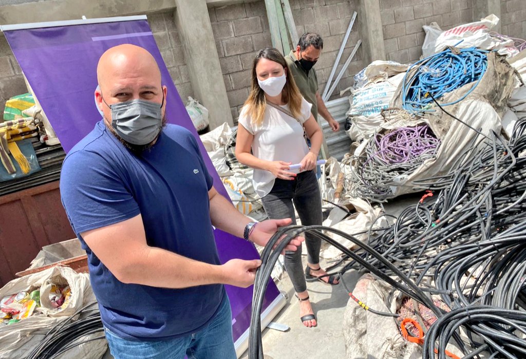 DESBARATARON BANDAS QUE COMERCIALIZABAN CABLES Y METALES ROBADOS