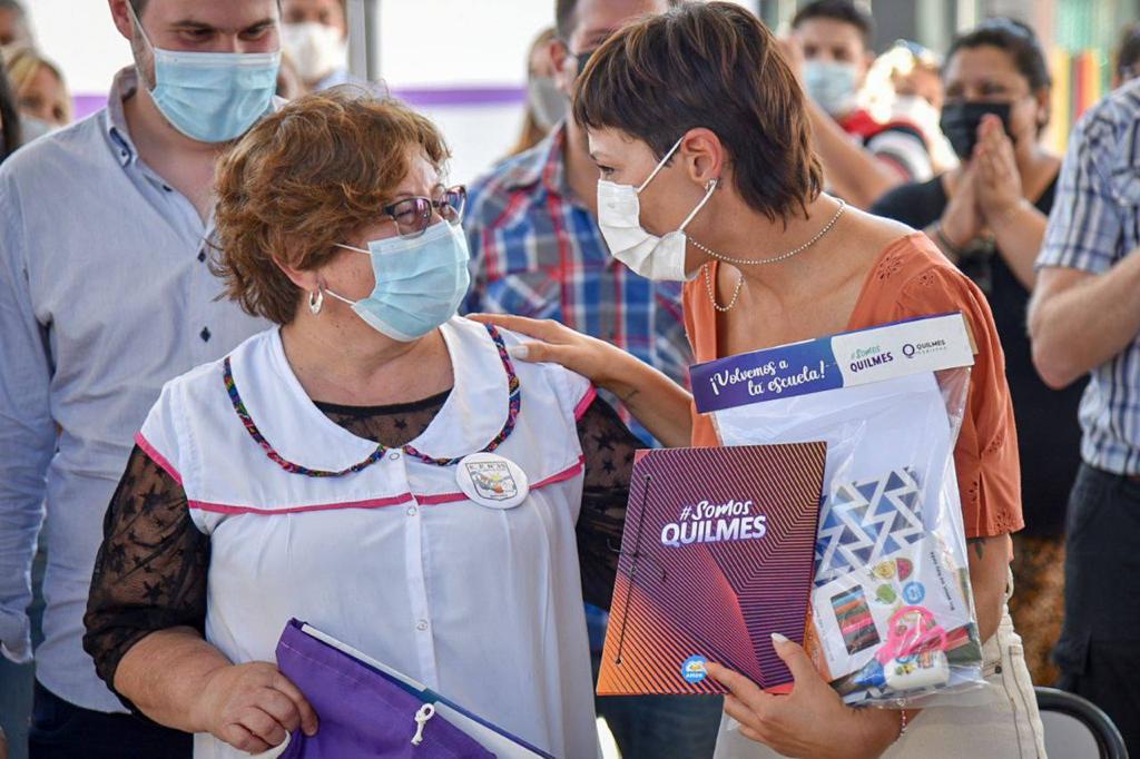 MAYRA DESTACÓ LA INVERSIÓN PARA MEJORAR LA EDUCACIÓN EN QUILMES