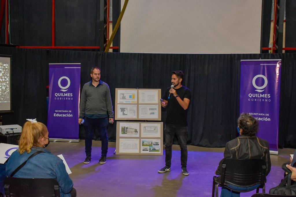 PRESENTARON PROYECTOS DEL EDIFICIO DEL ISFD Nº 83 Y LAS OBRAS DE LA EES N°2