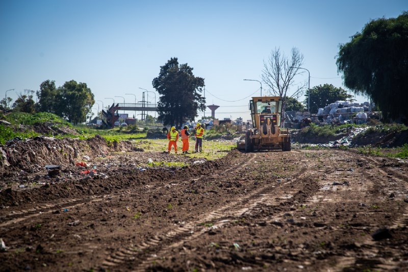CONTINÚAN LAS OBRAS EN LA NUEVA TRAZA DEL ACCESO SUDESTE