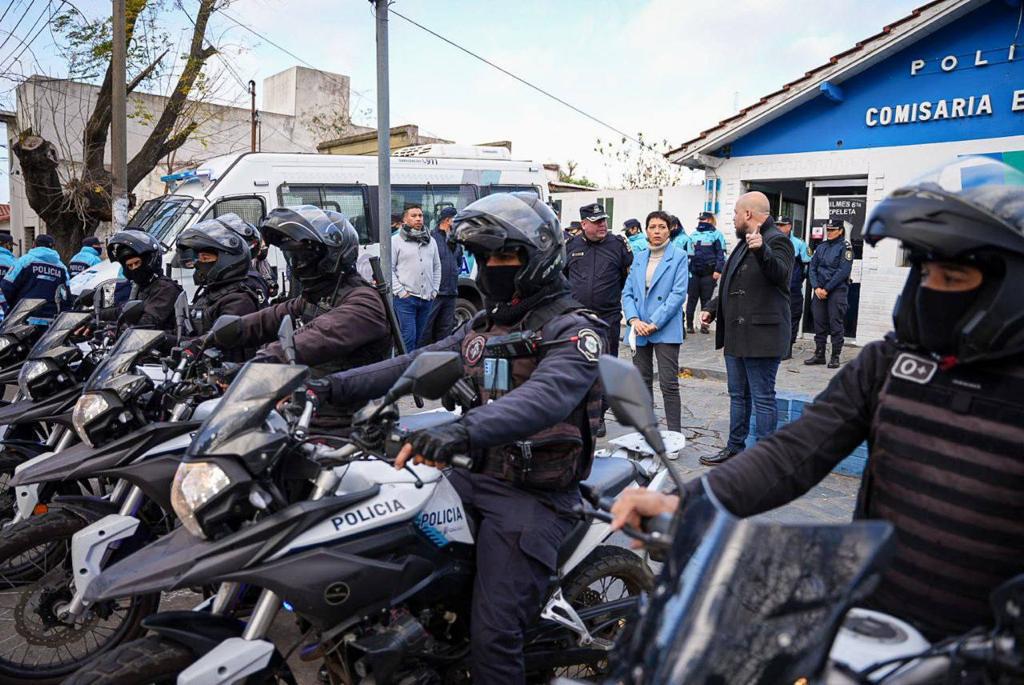MAYRA SUPERVISÓ EL INICIO DE UN NUEVO MEGAOPERATIVO DE SATURACIÓN POLICIAL