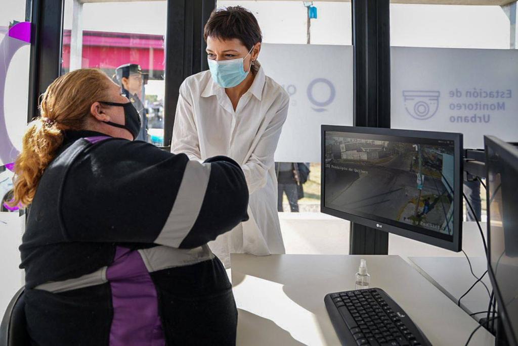 SEGURIDAD: MAYRA INAUGURÓ UNA DE LAS DOS ESTACIONES DE MONITOREO URBANO