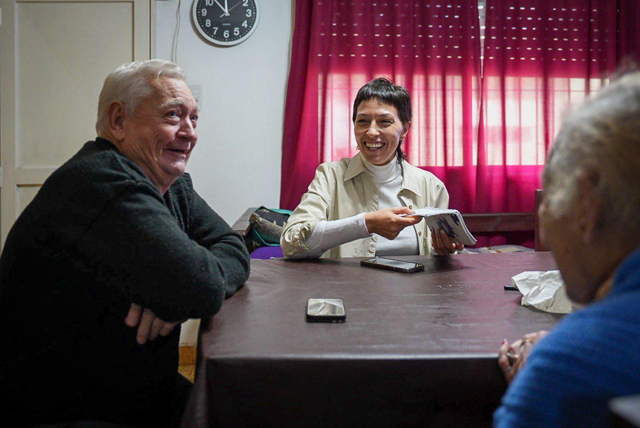 MAYRA EN RECORRIDA POR LA LOCALIDAD DE  DON BOSCO