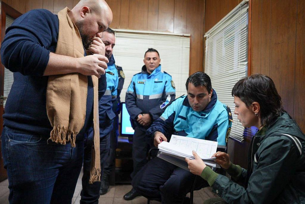 MAYRA SUPERVISÓ UN MEGAOPERATIVO DE SATURACIÓN POLICIAL