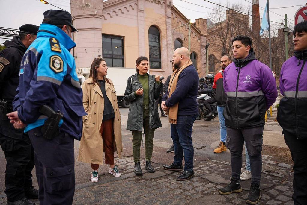 MAYRA SUPERVISÓ UN MEGAOPERATIVO DE SATURACIÓN POLICIAL