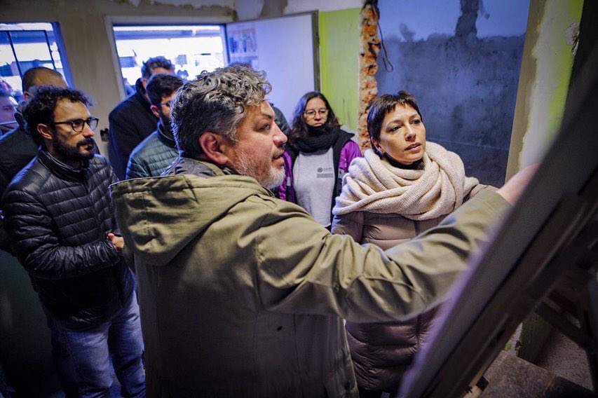MAYRA SALUDÓ A LAS Y LOS TRABAJADORES DE SERVICIOS PÚBLICOS 
