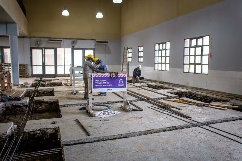 CONTINÚA LA EJECUCIÓN DE OBRAS DE INFRAESTRUCTURA EN ESCUELAS DE QUILMES