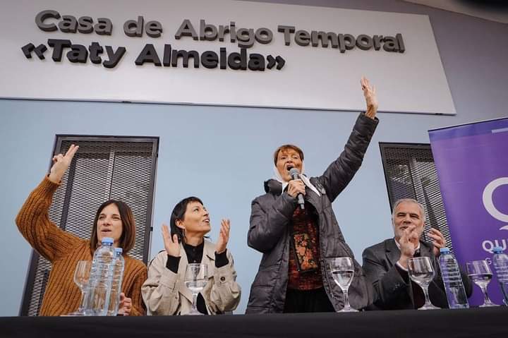 INAUGURARON LA CASA DE ABRIGO TEMPORAL “TATY ALMEIDA” EN BERNAL OESTE