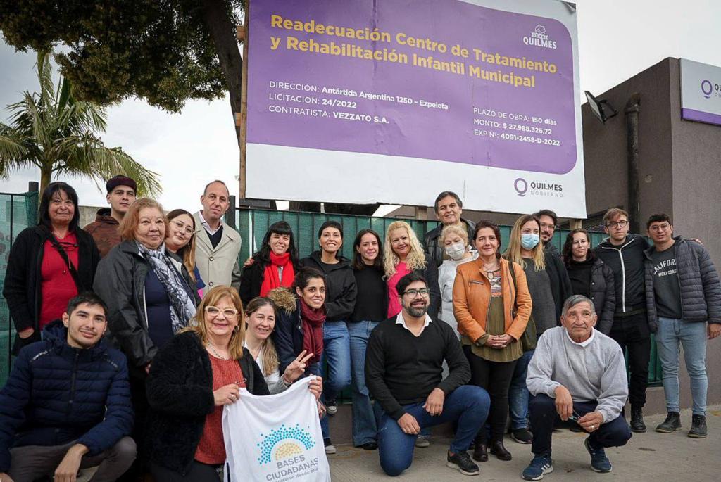 MAYRA RECORRIÓ LA OBRA DE READECUACIÓN DEL CENTRO DE TRATAMIENTO 