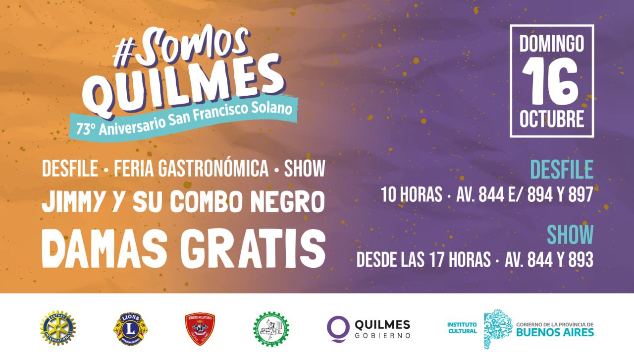 SE VIENEN LOS FESTEJOS POR EL 73º ANIVERSARIO DE SAN FRANCISCO SOLANO