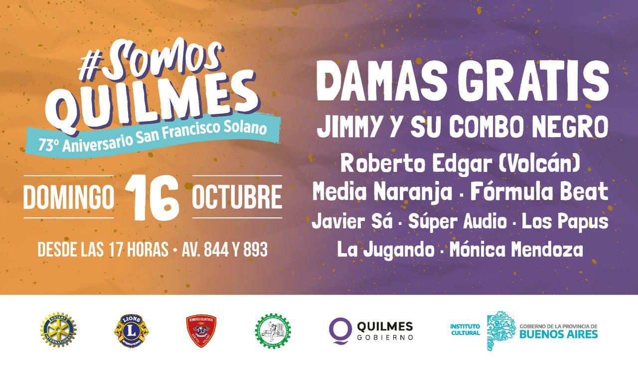 SE VIENEN LOS FESTEJOS POR EL 73º ANIVERSARIO DE SAN FRANCISCO SOLANO