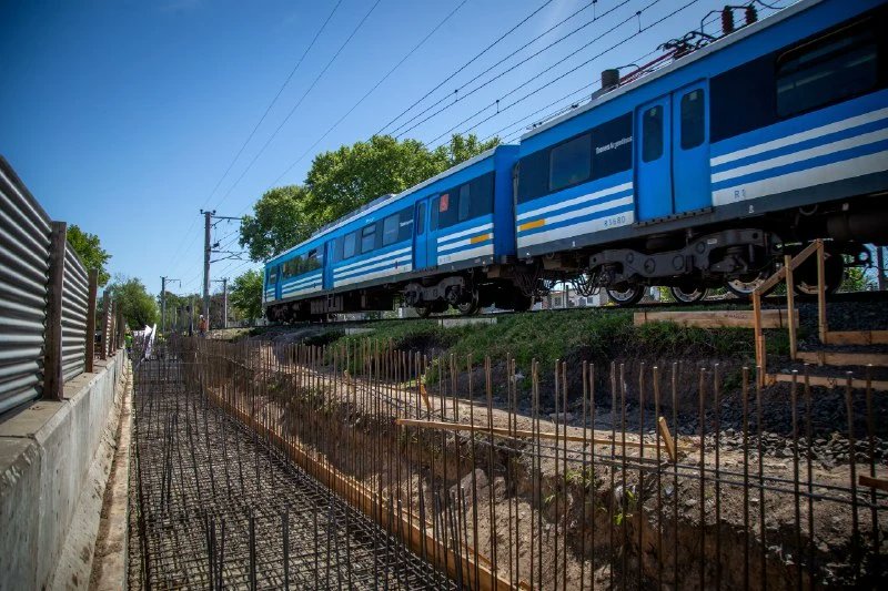 SIGUEN A BUEN RITMO LAS OBRAS EN LA NUEVA ESTACIÓN DE TRENES EN QUILMES SUR