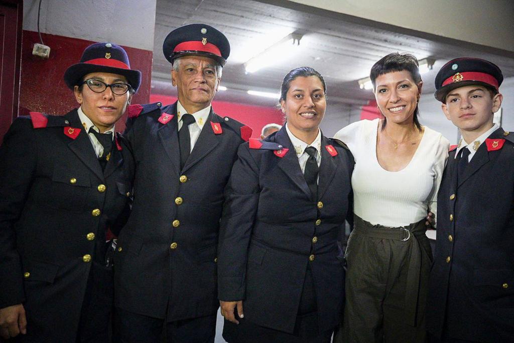 MAYRA PARTICIPÓ DEL 64º ANIVERSARIO DEL CUARTEL DE BOMBEROS DE SOLANO