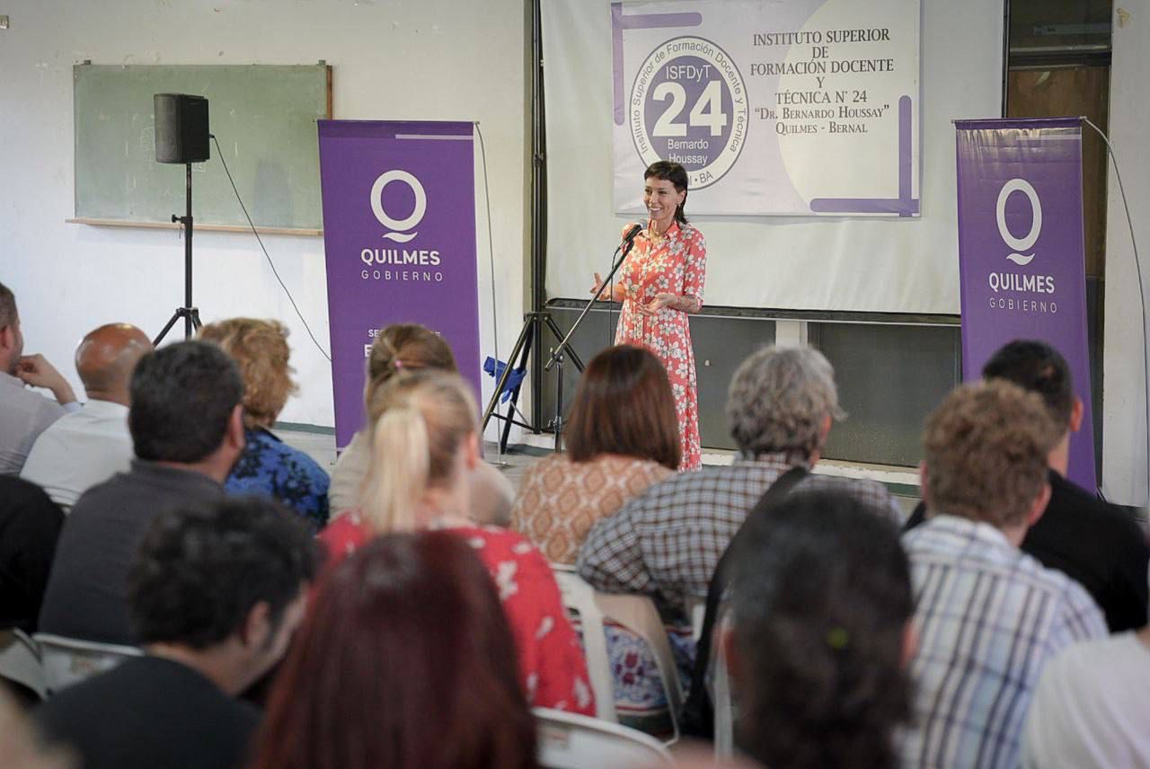 MAYRA INAUGURÓ LA OBRA DE AMPLIACIÓN DEL ISFDT N° 24