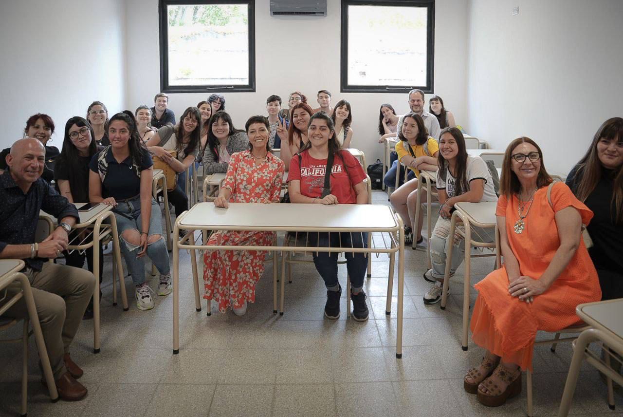 MAYRA INAUGURÓ LA OBRA DE AMPLIACIÓN DEL ISFDT N° 24