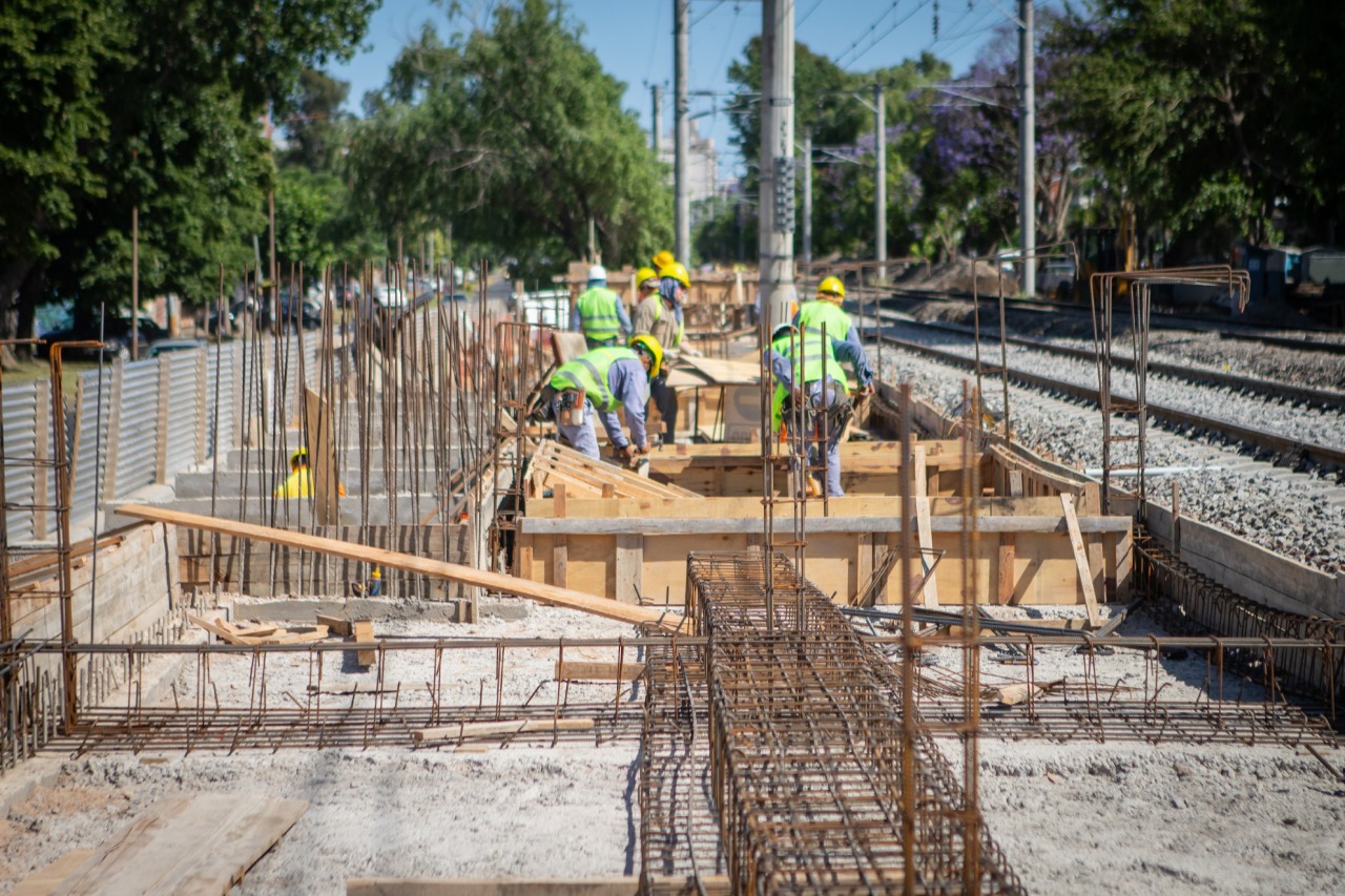 CONTINÚAN LOS AVANCES EN LAS OBRAS DE LA NUEVA ESTACIÓN DE TRENES 