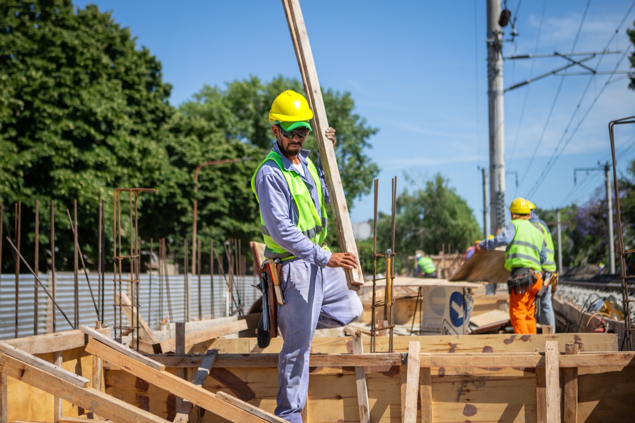 CONTINÚAN LOS AVANCES EN LAS OBRAS DE LA NUEVA ESTACIÓN DE TRENES 