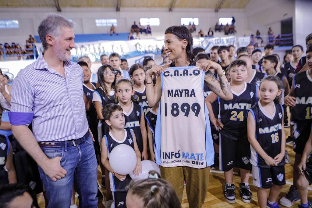 MAYRA INAUGURÓ LAS OBRAS DEL MICROESTADIO DE ARGENTINO DE QUILMES