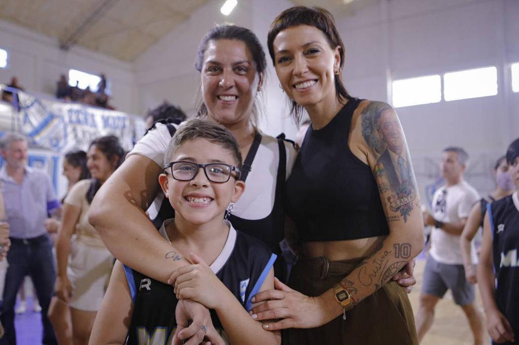 MAYRA INAUGURÓ LAS OBRAS DEL MICROESTADIO DE ARGENTINO DE QUILMES