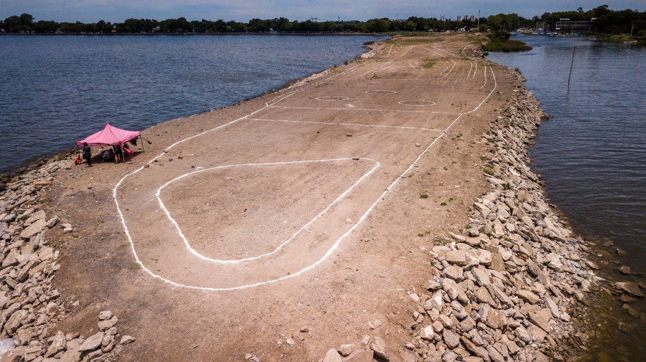 EL MUNICIPIO AVANZA CON LA OBRA DEL PARQUE DE LA RIBERA DE QUILMES