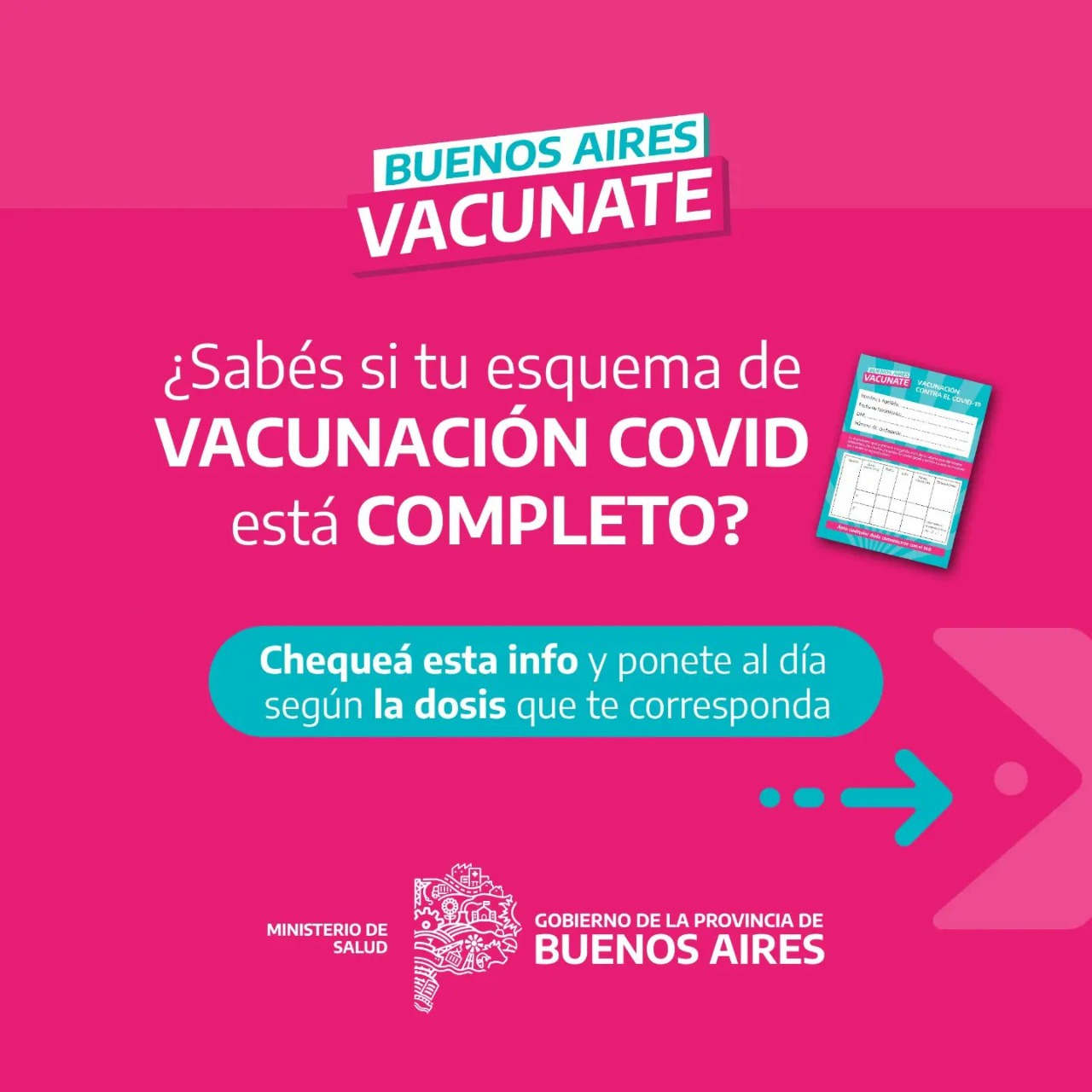 EL MUNICIPIO RECUERDA LA IMPORTANCIA DE APLICAR LOS REFUERZOS DE LA VACUNA 