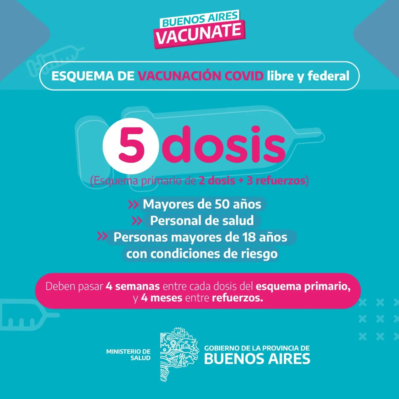 EL MUNICIPIO RECUERDA LA IMPORTANCIA DE APLICAR LOS REFUERZOS DE LA VACUNA 