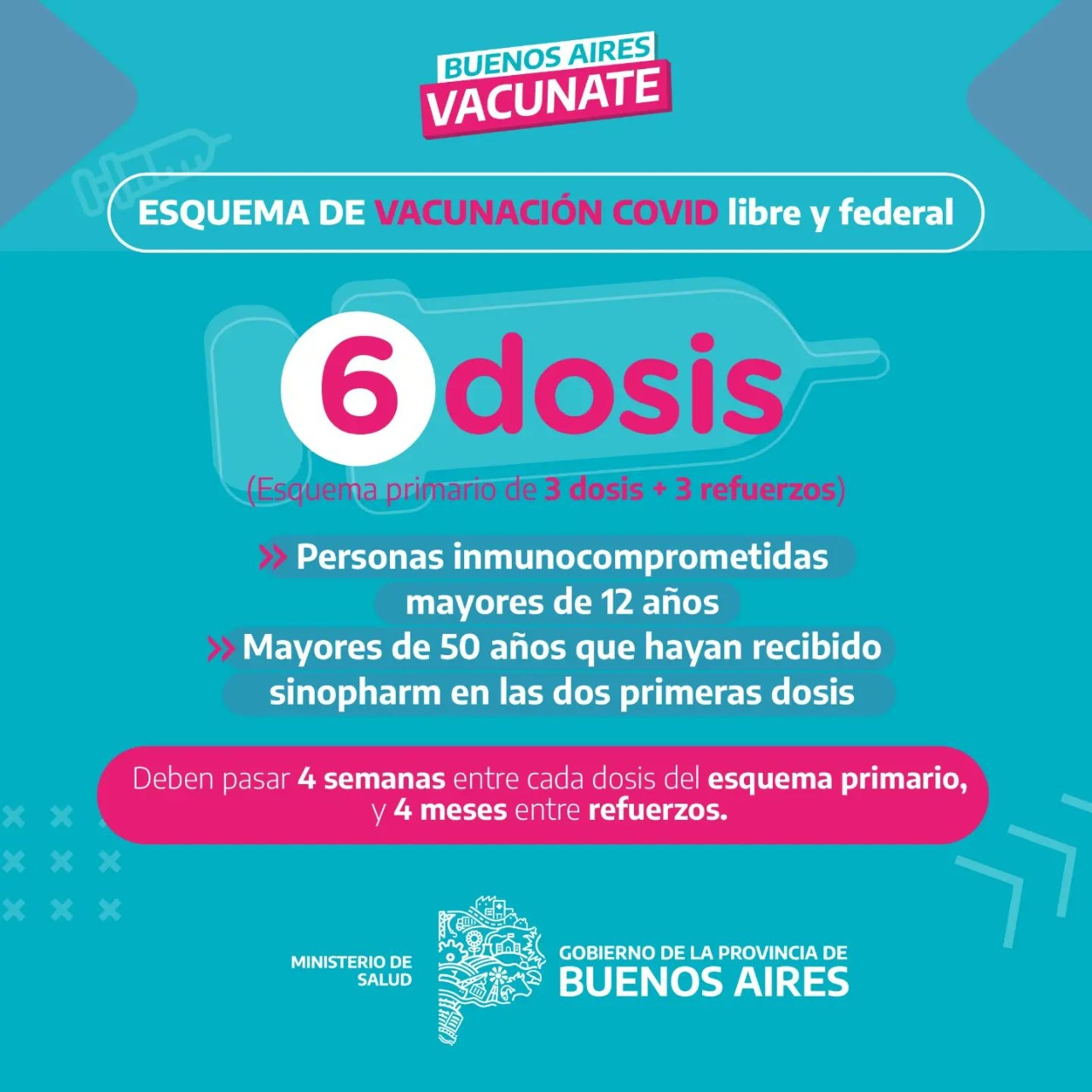 EL MUNICIPIO RECUERDA LA IMPORTANCIA DE APLICAR LOS REFUERZOS DE LA VACUNA 