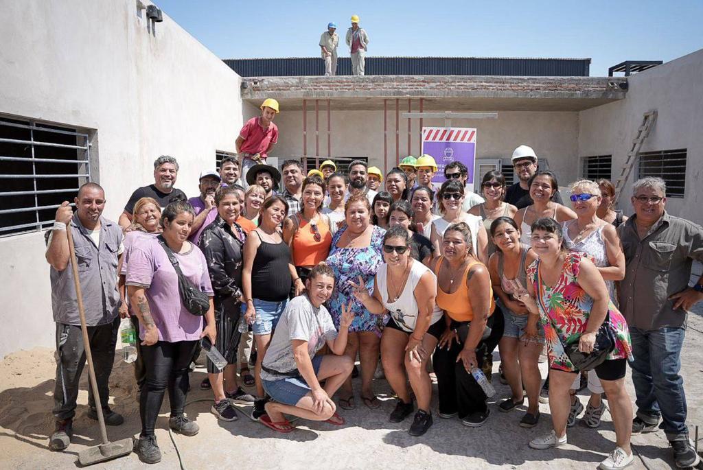 MAYRA SUPERVISÓ EL AVANCE DE OBRA DEL CENTRO DE PRIMERA INFANCIA 