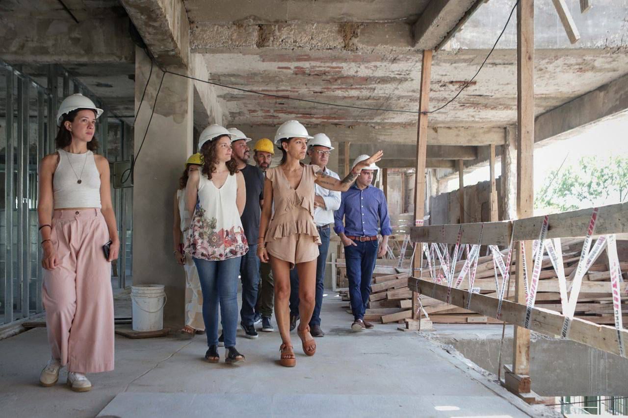 MAYRA EN LA OBRA DEL NUEVO EDIFICIO DE PEDIATRÍA PARA EL HOSPITAL IRIARTE