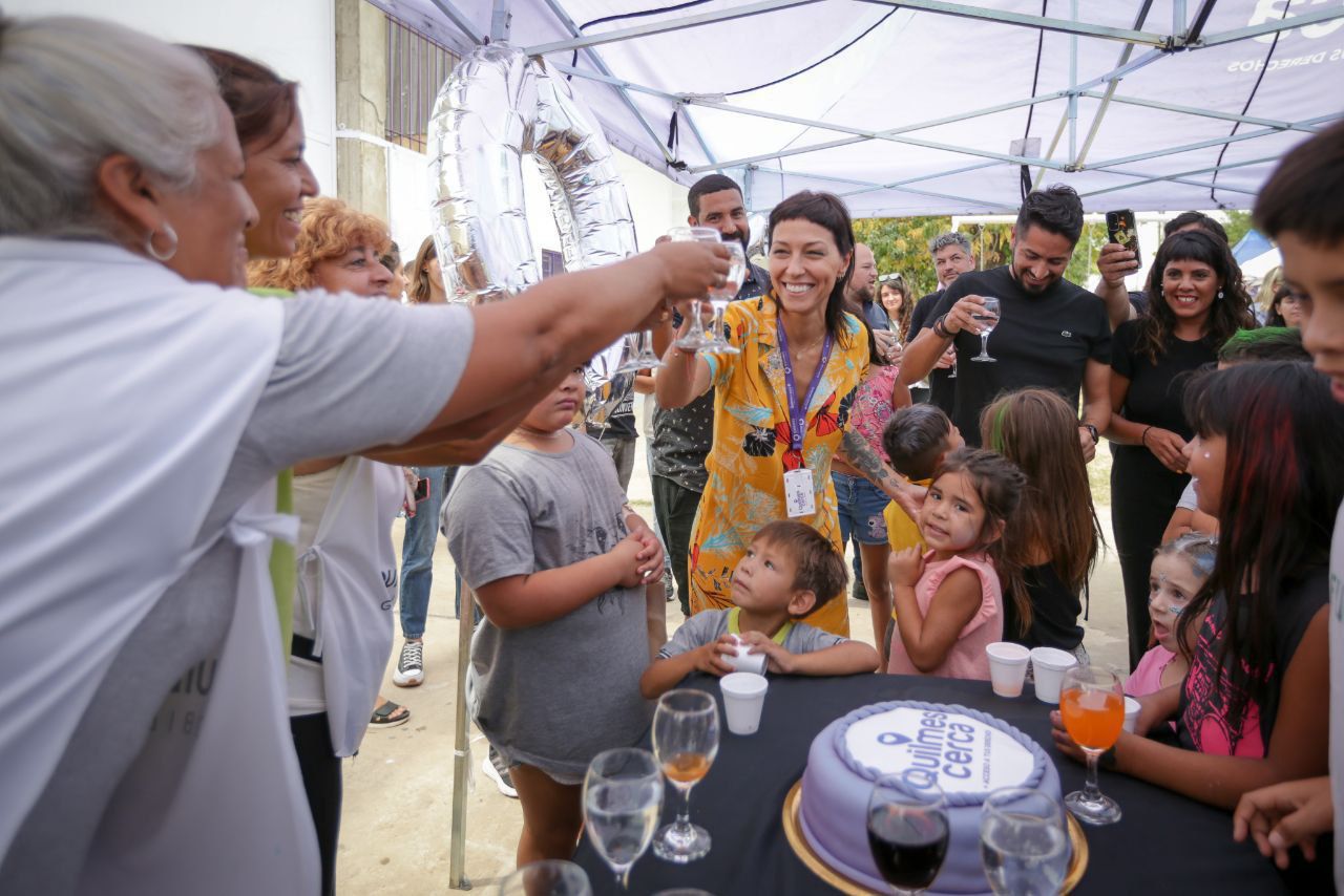 MAYRA CELEBRÓ LOS 500 OPERATIVOS DEL “QUILMES CERCA”