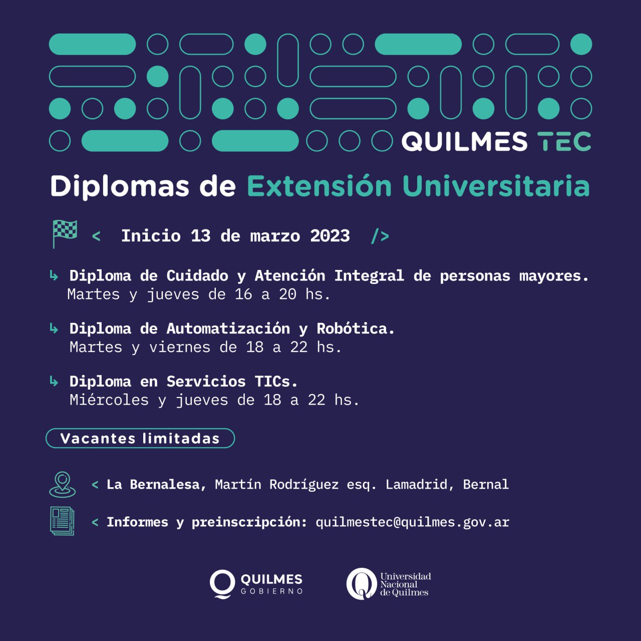 ABIERTA LA INSCRIPCIÓN PARA DIPLOMAS DE EXTENSIÓN UNIVERSITARIA