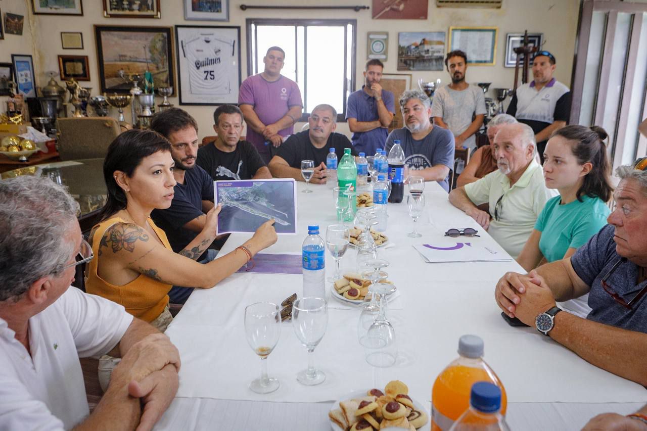 Mayra con intensa agenda de trabajo en la Ribera de Quilmes