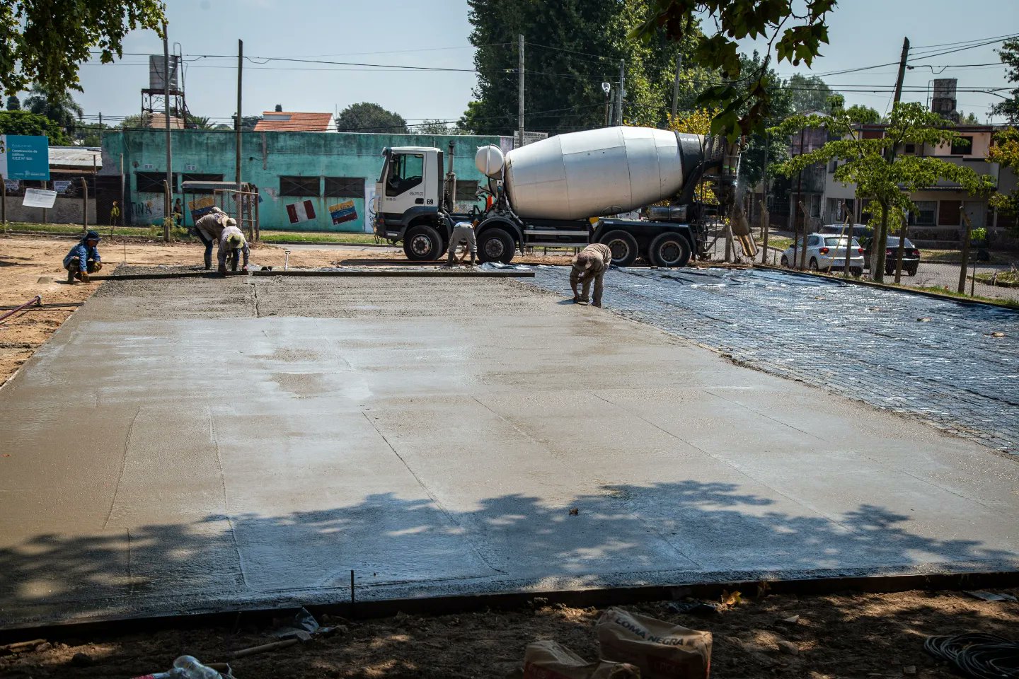  ESTÁN EN MARCHA LAS OBRAS DE REFUNCIONALIZACIÓN DEL PARQUE DE BERNAL OESTE